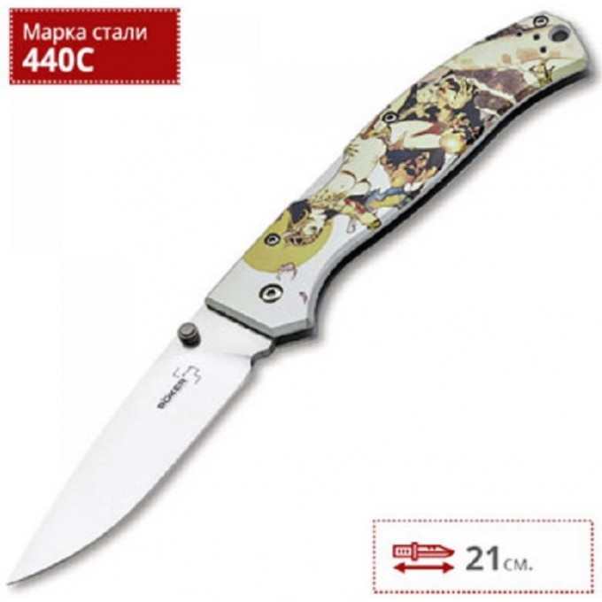 Нож BOKER TITAN DROP FRAZETTA BK01BO652 Нож BOKER TITAN DROP FRAZETTA BK01BO652