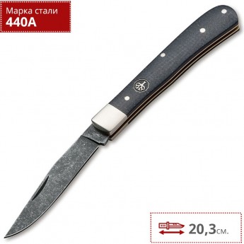 Нож BOKER TRAPPER UNO BURLAP BK112595 Нож BOKER TRAPPER UNO BURLAP BK112595